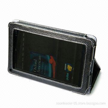 Leather Case Cover with Built-in Stand for Asus EEEpad, Available in Black Color